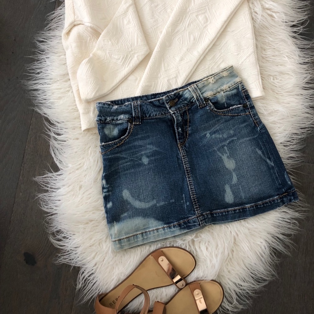 Serfontaine Denim Skirt